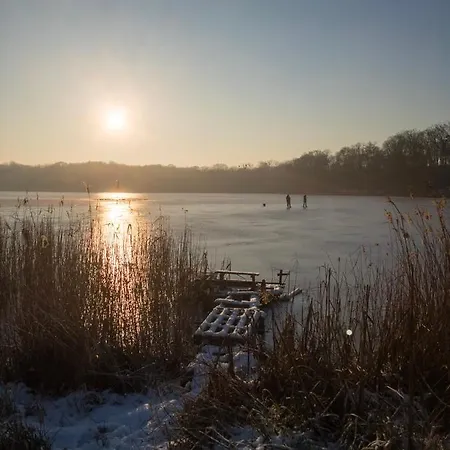 Nienovo - Niedaleko Jeziora I Widok Na Arboretum Lägenhet Kórnik